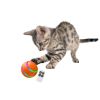 Interactive Dog Chew Toy Ball; Dog Balls Toy; USB Rechargeable Electric Pet Toy With LED Light - Orange