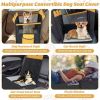 Waterproof Pet Seat Protector Dog Car Seat Cover for Back Seat - Black B - Pet Supplies