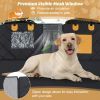 Waterproof Pet Seat Protector Dog Car Seat Cover for Back Seat - Black A - Pet Supplies