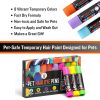 Dog Hair Dye 8 Color Dog Safe Hair Dye Non Toxic & Temporary Pet Hair Dye for Dogs - Willow Pet Products