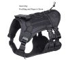 Universal Outdoor Dog Harness With Pet Leash And Snap Shackle Hitched Loop For Dogs - Black - L