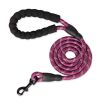 Pet Leash With Reflective & Comfortable Padded Handle For Small; Medium And Large Dogs - Purple - 1.2cm*150cm