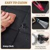 Waterproof Pet Seat Protector Dog Car Seat Cover for Back Seat - Black A - Pet Supplies