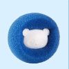 Pet Cleaning Ball; pack of 3; Pet Hair Wash Ball For Dog And Cat (Assorted Varieties) - Blue - pack of 3