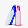 250/500ml Dog Water Bottle Feeder With Bowl Plastic Portable Water Bottle Pets Outdoor Travel Pet Drinking Water Feeder - Blue - 250ML