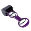 Pet Pooper Scooper Long Handle Jaw Poop Scoop Clean Pick Up Animal Waste Dog Puppy Cat Waste Picker Cleaning Tools Outdoor - purple