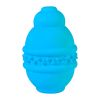 Dog Leakage Toy, Round Jar Bottle Shape Dog Chew Toys, Dogs Puppies Teething Clean Aggressive Chewer, Pets Safe Bite Chew Toys - Blue