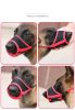 Breathable dog mouth cover; universal for big and small dogs; adjustable velcro - Pink [basic] - S code